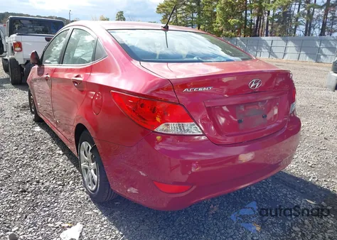 2013 Hyundai Accent Gls из США, поврежденный, VIN KMHCT4AE6DU406512